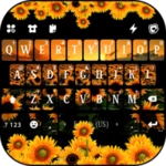 sunflower fields theme android application logo